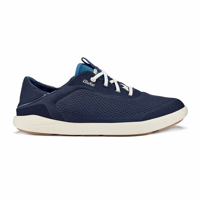 Zapatos Olukai Moku Pae - Zapatillas Hombre Azules 20497-605